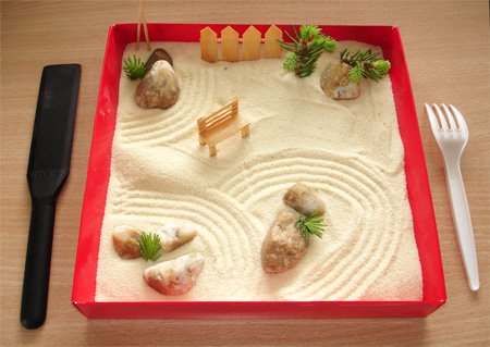 Настольный японский садик камней Дзен Подарок любимому